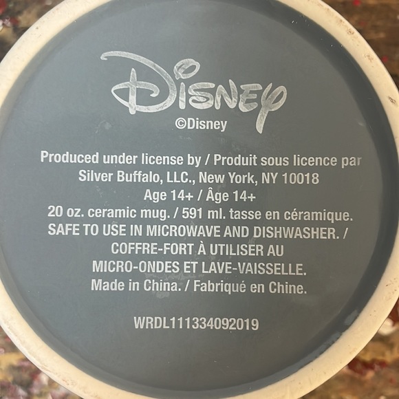 Disney Silver Buffalo Large Grey Mickey Mouse Mug - Picture 10 of 10